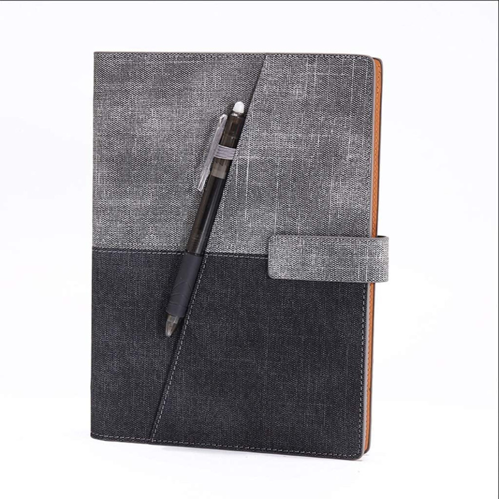 Refillable A5 Intelligent Notebook with Stone Paper, Erasable Writing, Lined Pages for Travel Diary and Handwritten Practice-image-OPC-PK562KK-NEW