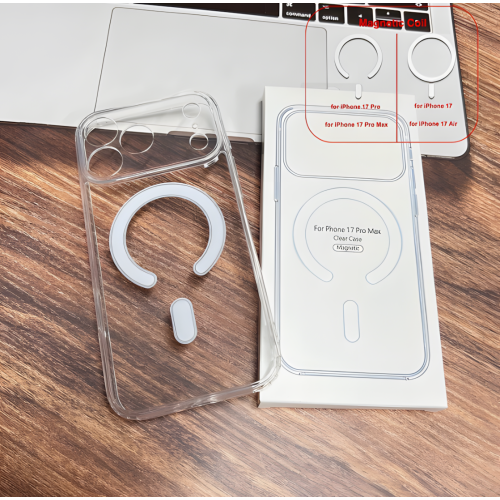 Zaprix Clear Magnetic MagSafe Case For iPhone 17 1