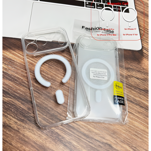 Zaprix Clear Magnetic MagSafe Case For iPhone 17 2