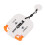 Golf-Scorezähler Ein-Tasten-Reset Mini, ABS, 6,3x5,5 cm, Weiß Orange 14