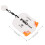 Golf-Scorezähler Ein-Tasten-Reset Mini, ABS, 6,3x5,5 cm, Weiß Orange 6