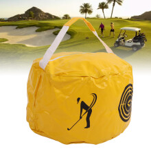Wasserdichter PVC-Golfabschlagbeutel, Durchmesser 42,5 cm, Gelb