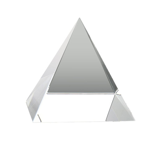 Prisms and Kaleidoscopes Optical Prism Set, 40mm Pyramid Polyhedral Crystal for Classroom Science Experiments