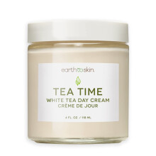 Earth To Skin Tea Time Anti-Aging Witte Thee Dagcreme, met Shea Butter, Panthenol & Hyaluronzuur (4.0 Fl Oz)