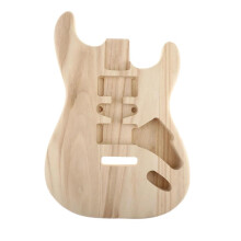 Unfinished Guitar Body Untreated Sycamore Wood ST Style Body 4 String Electric Guitar DIY Project