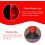 Flexible Plastic Traffic Guide Posts 120cm with Removable Rubber Base, Reflective Spring Road Barrier Cones 3