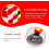 Flexible Plastic Traffic Guide Posts 120cm with Removable Rubber Base, Reflective Spring Road Barrier Cones 2