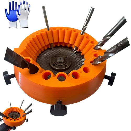 Bit Sharpening Jig for 2 to 13 mm Bits, Handheld Bit Sharpener for Grinding 125 mm, Compatible with All Bit Types