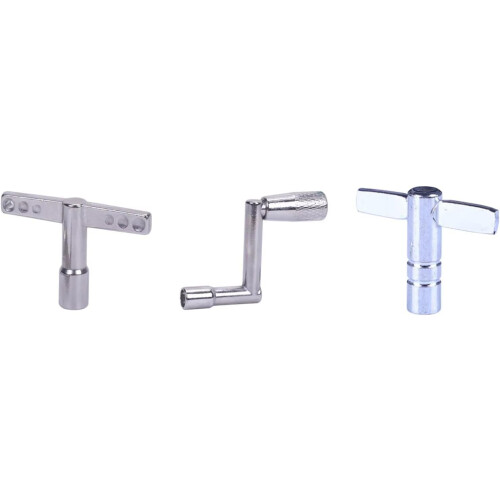 Universal Drum Wrench Replacement Tuning Tool Drill Bit for Drummers Compatible with Percussion Hardware Without Keyhole 1