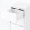 High Gloss 4 drawer White chest Unit Modern Handleless Design 4