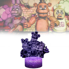 Nights Five At Freddy Led Night Light Remote Control Color Teen Bedroom Supplies