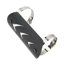 Universal Edelstahl-Auspuffhitzeabdeckungen für Motorräder 40-63mm