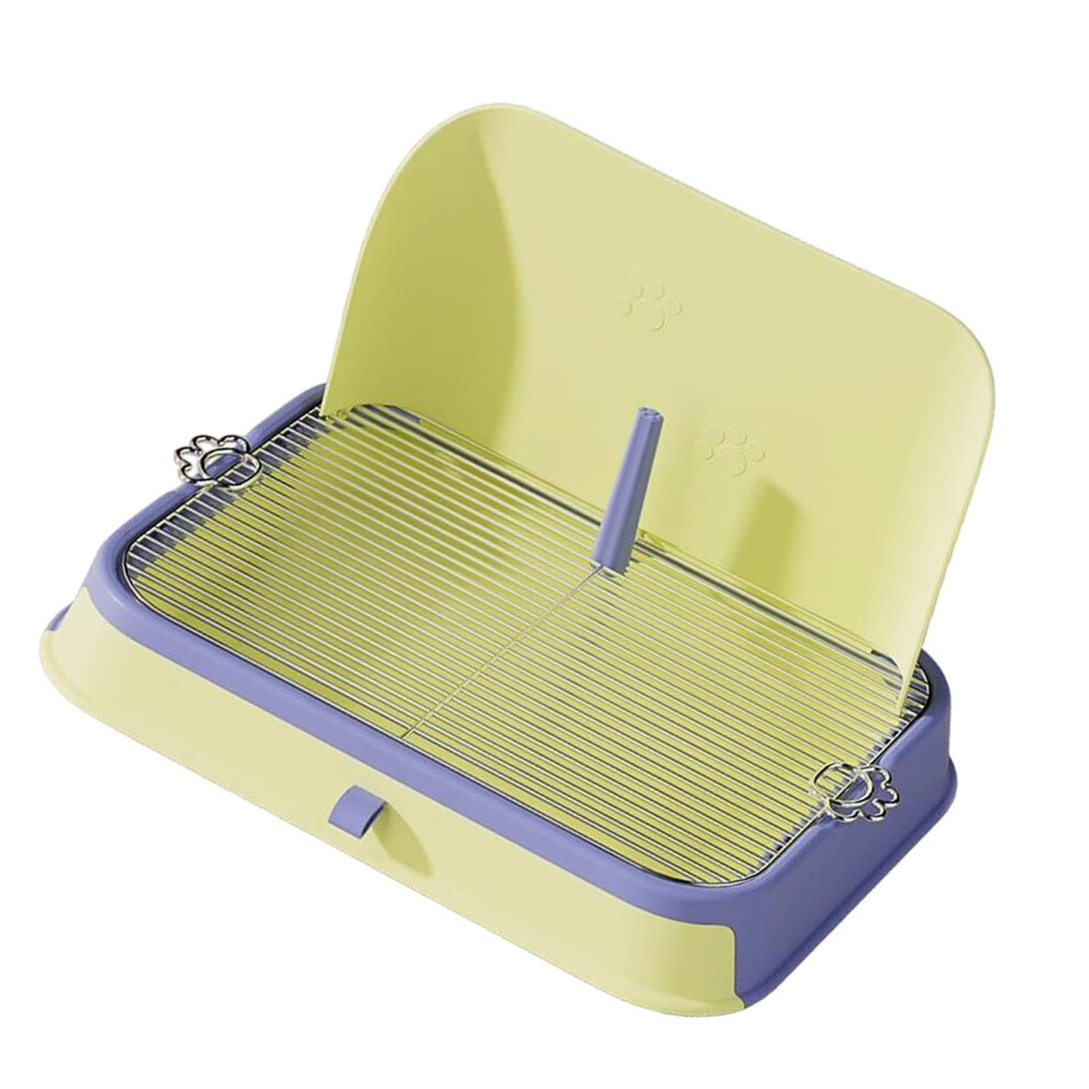 Dog Toilet, Removable Pet Training Potty Tray with Stainless Steel Mesh Frame for Small Dogs, 20mm with Posts-image-OPC-PK56G8P-NEW