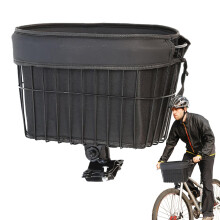 Dog Bicycle Basket Front Pet Carrier for Cats and Dogs, Mountain Bike Puppy Bag, Lightweight Travel Accessories, Durable Design