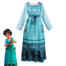 (Green,L)Déguisement Encanto Julieta Madrigal Cosplay robe tenue maison magique costume complet
