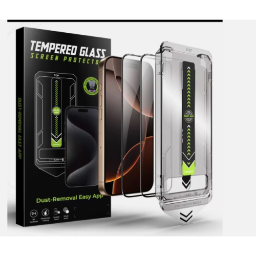 Zaprix 2x Coverage Tempered Glass Screen Protector For iPhone 17 Air