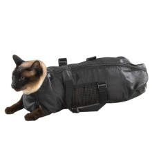 Cat Grooming Bag for Pet Cats, Black Cat Restraint and Bath Bag, Durable Cleaning Agent, Cat Supplies for Easy Grooming