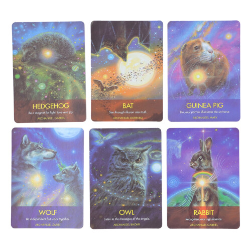 Englisches Tarot-Karten-Tiermuster Wahrsage-Deck für Feiertagsfeier 1