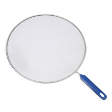 Wok Oil Cover, Stainless Steel Explosion-Proof Mesh Lid, Oil Can Size B, Kitchen Oil Spill Guard