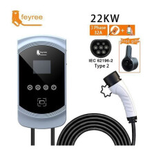 borne de recharge voiture electrique EVSE Wallbox 22kw 3Phase Vope2 Câble Prise IEC62196-2.bazarland30