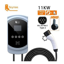 borne de recharge voiture electrique EVSE Wallbox 11 kw 3Phase Vope2 Câble Prise IEC62196-2.bazarland30