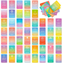 Meditation Cards - 50 Positive Affirmation Cards for Stress Relief, Emotional Support, and Daily Motivation Tools