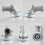 Replacmentpart Gearboxes Gearcase Assembly Straight Shaft String Trimmer Power Head 24mm 10Teeth Replacement 5