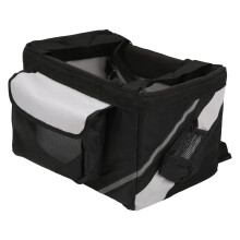 Bicycle Handlebar Basket for Dogs, Waterproof Oxford Fabric Dog Carrier Bag for Small to Medium Bicycles