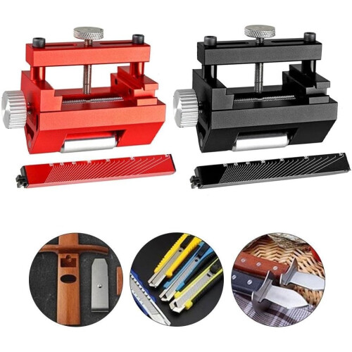 Chisel Attachment Sharpening Device for Planer and Chisel Maintenance, Easy Tool Stand for Honing Cutting Tools, Black 2