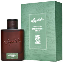 Squatch Men's Cologne Rainforest Mist - Colnia natural feita com ingredientes de origem sustentvel - Fragrncia viril de eucalipto, bergamota e