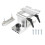 Bench Grinder Tool with Adjustable Sharpening Jig, Precision Tool Rest, Bench Sander Compatibility, Silver Finish 1