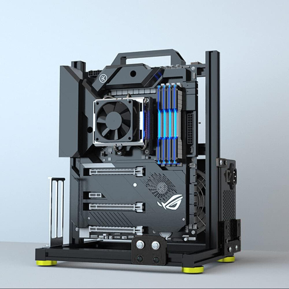 Pc Creative Assembly Frame Test Bench Open Air Frame Case Diy Computer Motherboard Case Rack Itx Atx Matx/Eatx Open Aluminum Frame Chassis 733723195868