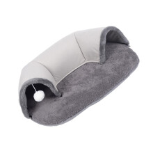 Cat Tunnel, Portable Cat Play Tunnel, Multifunctional Indoor Activity Tube, Durable Fabric, 47 Inches Long