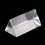 2 Inch Mini Optical Glass Prism - Triple Triangular Refractor for Physics Experiments and Light Spectrum Analysis 3