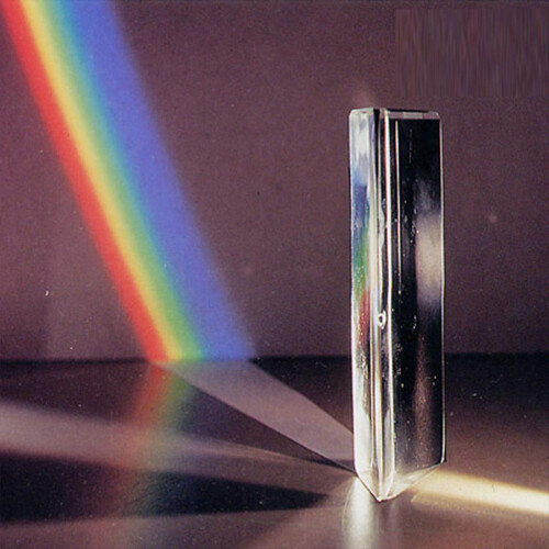 2 Inch Mini Optical Glass Prism - Triple Triangular Refractor for Physics Experiments and Light Spectrum Analysis