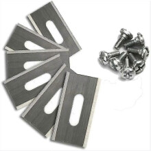 30er-Pack Grasklingen für Husqvarna mit doppelt scharfer Edelstahlklinge 36,5 x 18,5 x 0,65 mm, Versailles