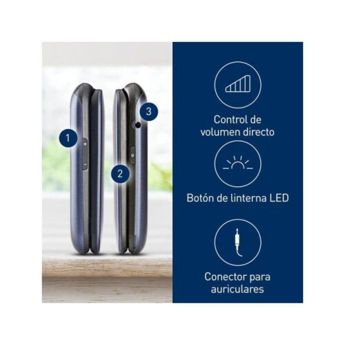 Panasonic Basis mobiele telefoon Panasonic KX-TU550EXC Blauw 1