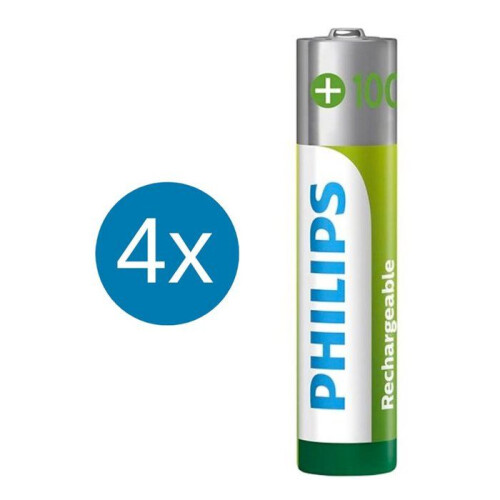 Philips Philips R03B4RTU10 Batterie 4 x type AAA NiMH 1000 mAh