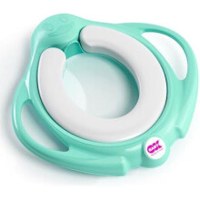 OKBABY Pinguo Soft - Riduttore di Toilette Morbido per Bambini, con 2 Maniglie - Turchese