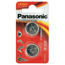 Pilas - PANASONIC - CR 2025 - Litio 3V - Blister de 2 - Alta calidad