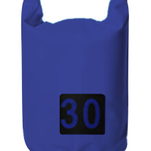 30L Dunkelblaue wasserdichte PVC-Eimer-Tasche für Camping & Rafting
