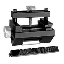Adjustable Chisel Sharpening Device Honing Guide Tool for Woodworking Planer Chisels 0-2.5 Inch Wide Black