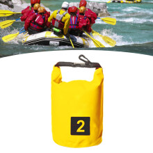 2L Gelbe Wasserfeste Eimer Tasche, Robustes PVC für Outdoor-Camping