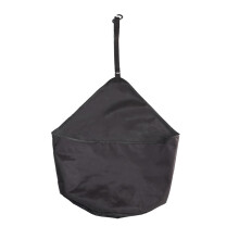 Nylon Futtertasche zum Aufhängen, schwarzer Eimerhalter für Pferdeanhänger, Organizer für Pferdefütterung und Zubehör