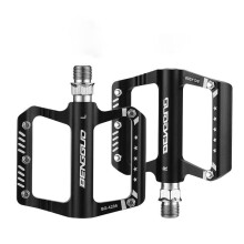 Mountain Bike Pedals, Ultralight Non-Slip Aluminium Pedals with Non-Slip Nails for MTB and Road Bikes, Black