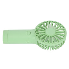 Kompakter grüner Ventilator, USB wiederaufladbar, klein für Reisen & Büro