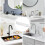 Kitchen Splashes Protector Splash Guard for Sink and Tap, Transparent Waterproof Kitchen Sink Splash Guard 5