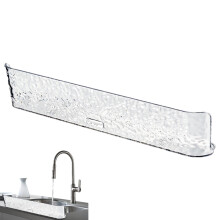 Kitchen Splashes Protector Splash Guard for Sink and Tap, Transparent Waterproof Kitchen Sink Splash Guard