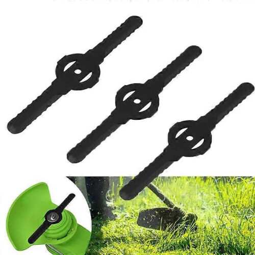Grass plastic blade replacement blades for cordless grass trimmer lawn edger 2