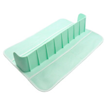Foldable Shower Splash Guard, Silicone Bath Screen for Baby Safety, Corner Splash Guard for Home Bathroom, Green Small Size
